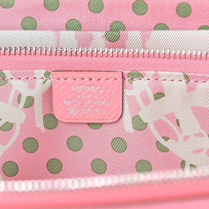 Hermes Epsom Silk'In Wallet Rose Confetti 6 of 8