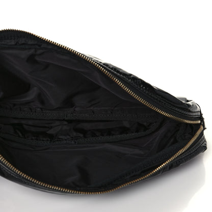 Prada Vernice Cosmetic Pouch Black 5 of 10