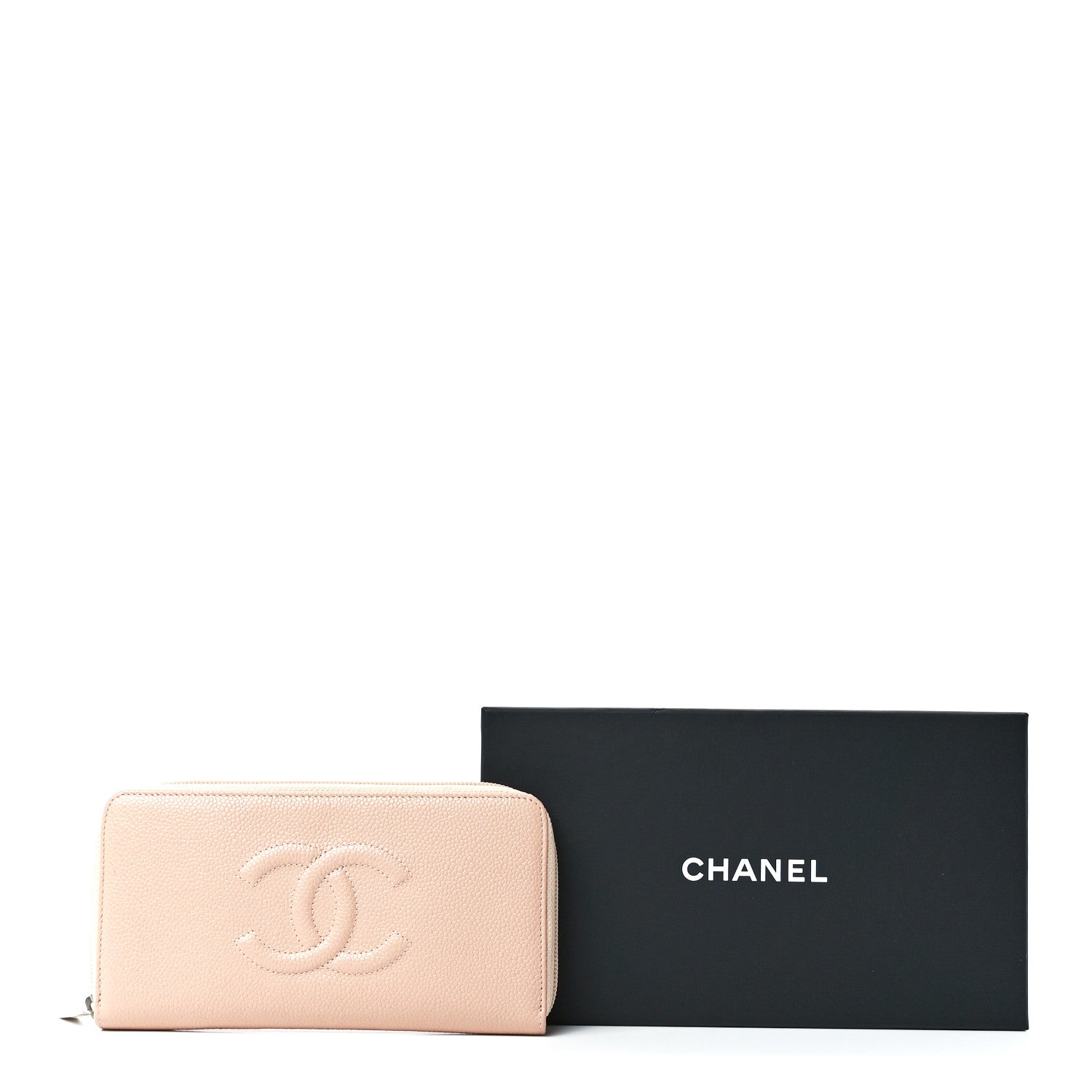 Chanel Caviar Large Timeless CC Zip Around Wallet Beige 13 of 13