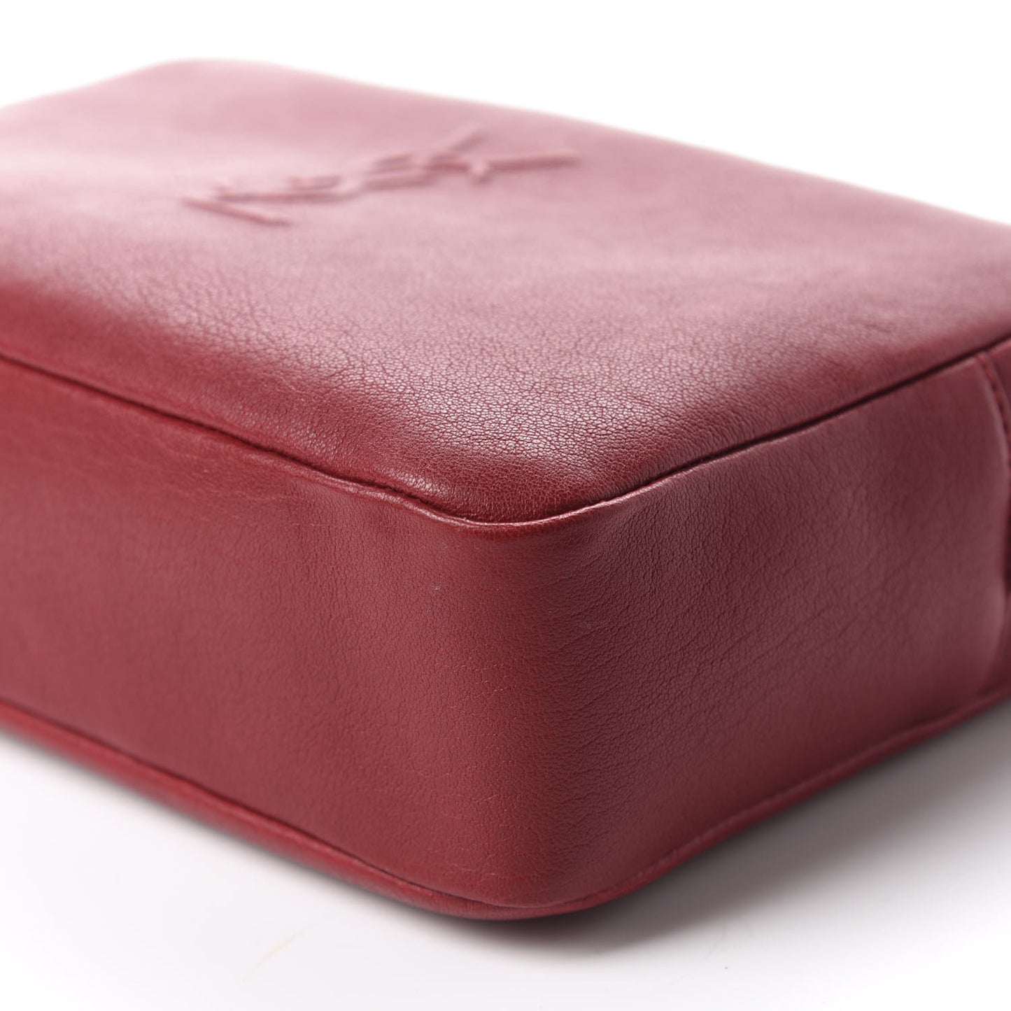 Lambskin Monogram Small Lou Camera Bag Lipstick Red