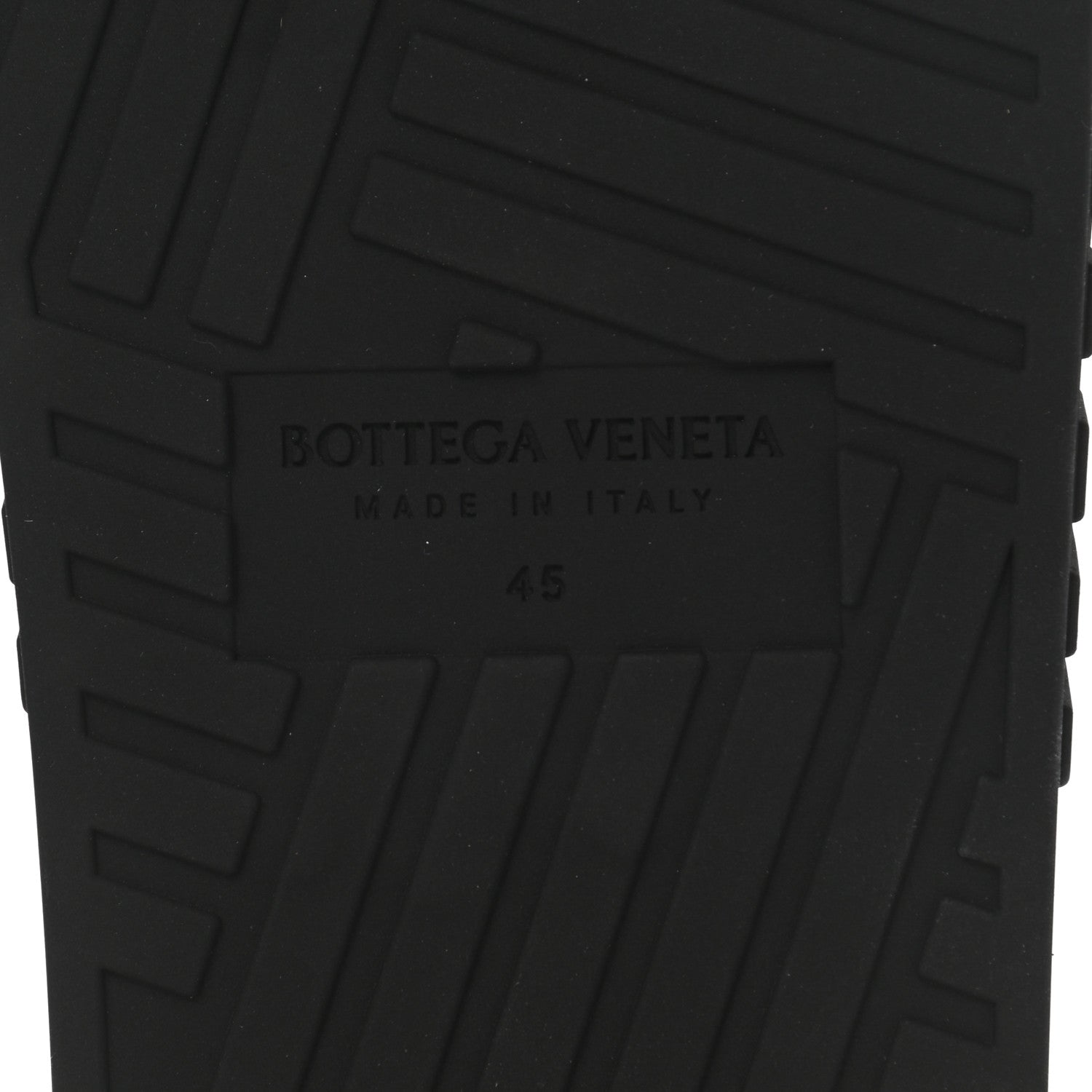 Bottega Veneta Rubber Mens The Slider Sandals 45 Black 6 of 7