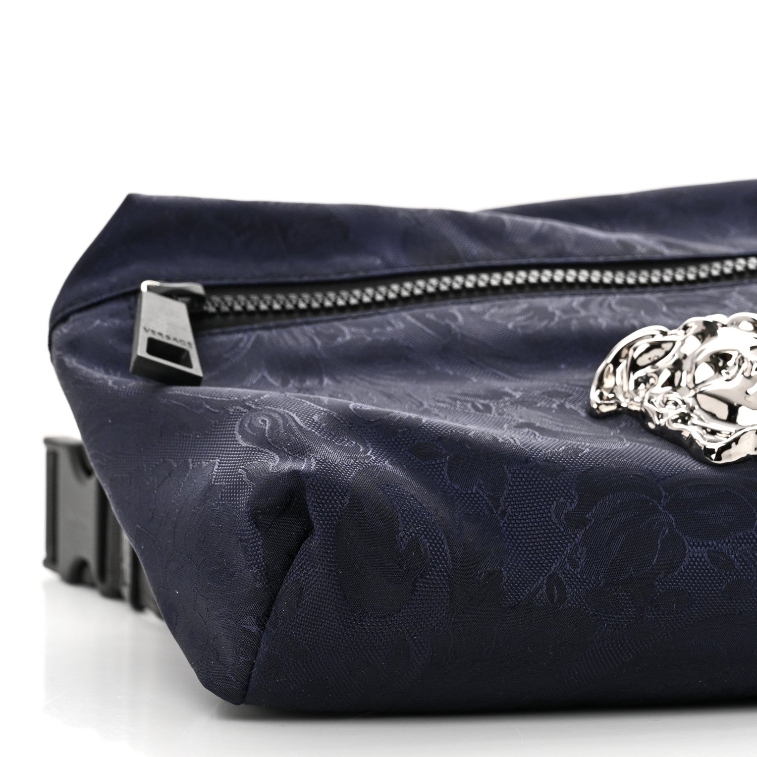 Versace Jacquard Barocco Medusa Belt Bag Blue 8 of 9