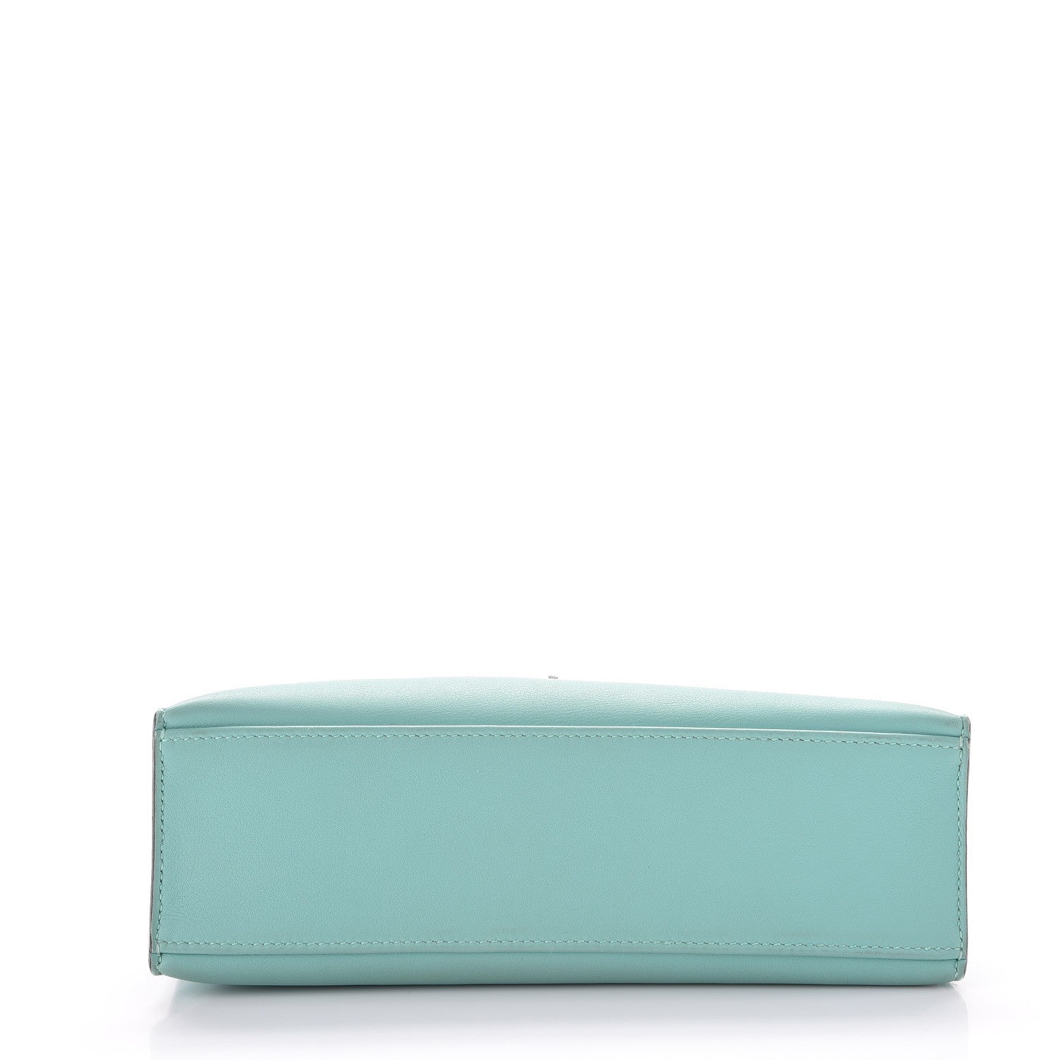 Hermes Swift Kelly Pochette Clutch Bleu Atoll 6 of 30
