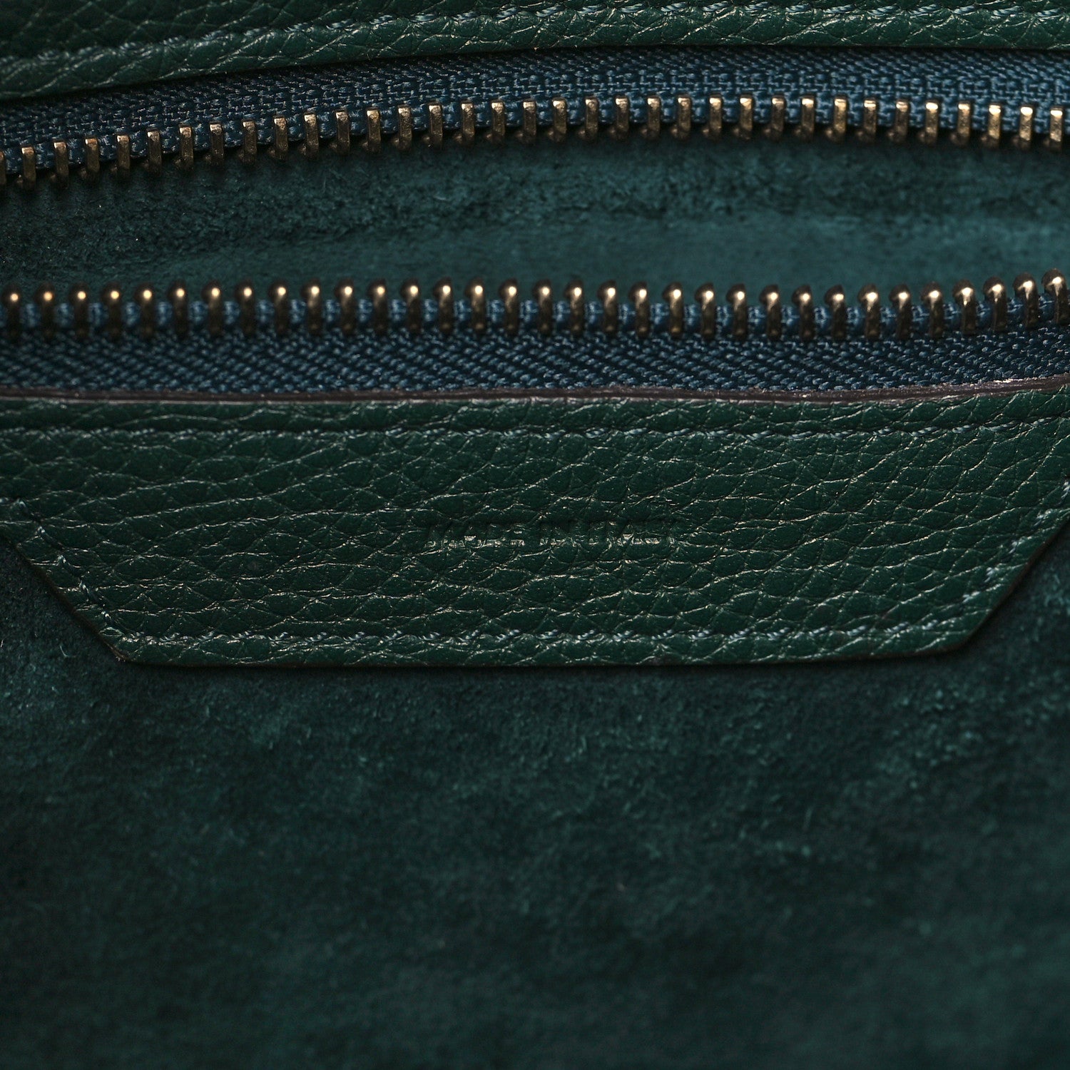 Celine Drummed Calfskin Micro Luggage Amazone 5 of 8