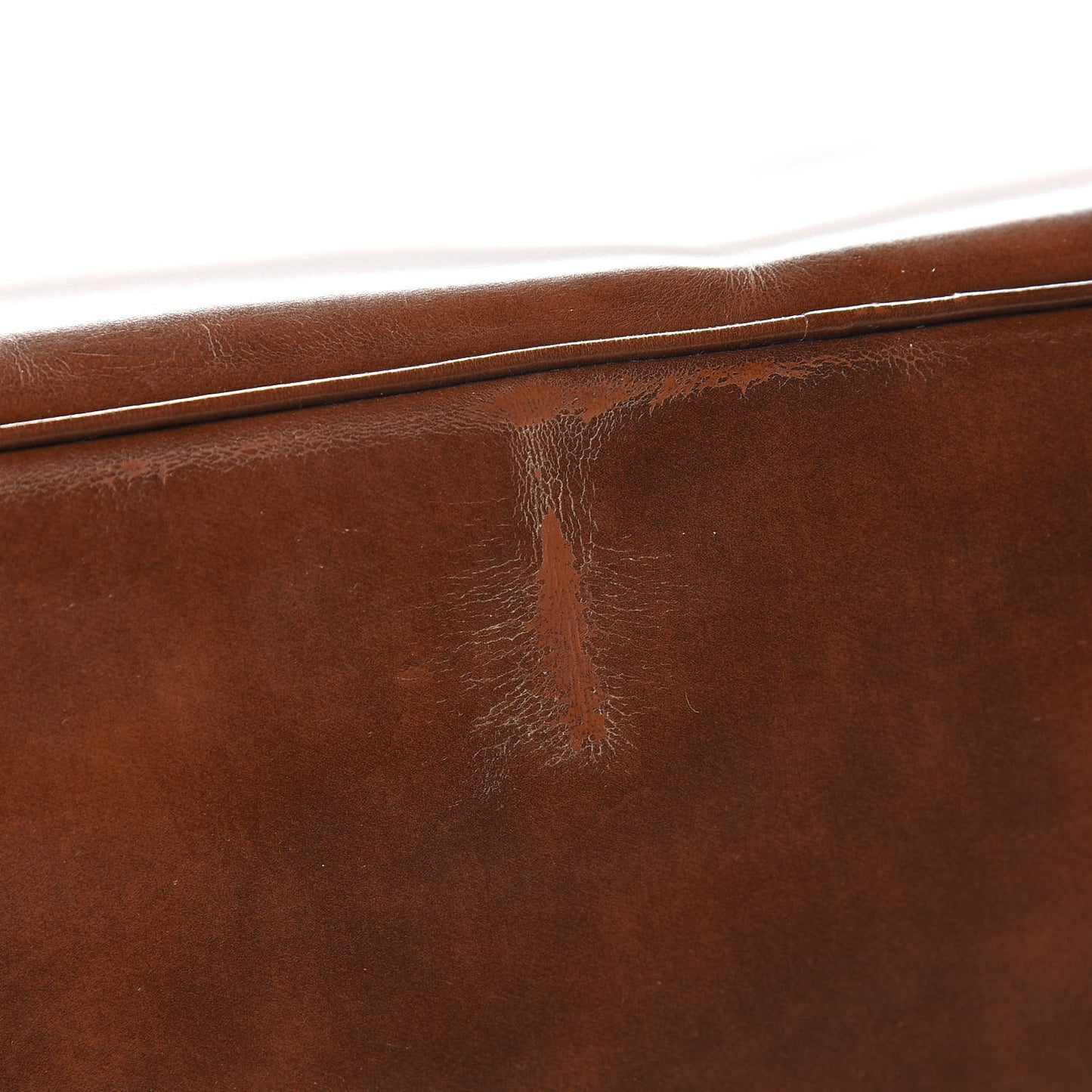 Spazzolato Medium Galleria Double Zip Tote Tabacco Fume