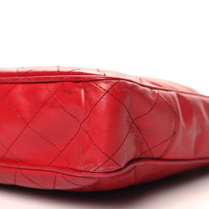 Chanel Lambskin Quilted Tote Red 11 of 15