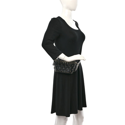 Valentino Garavani Lambskin Rockstud Spike Belt Bag 85 Black 2 of 9