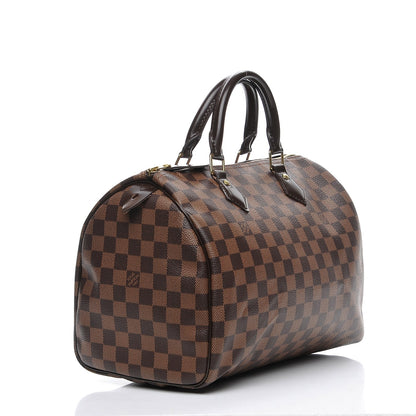 Louis Vuitton Damier Ebene Speedy 30 3 of 9