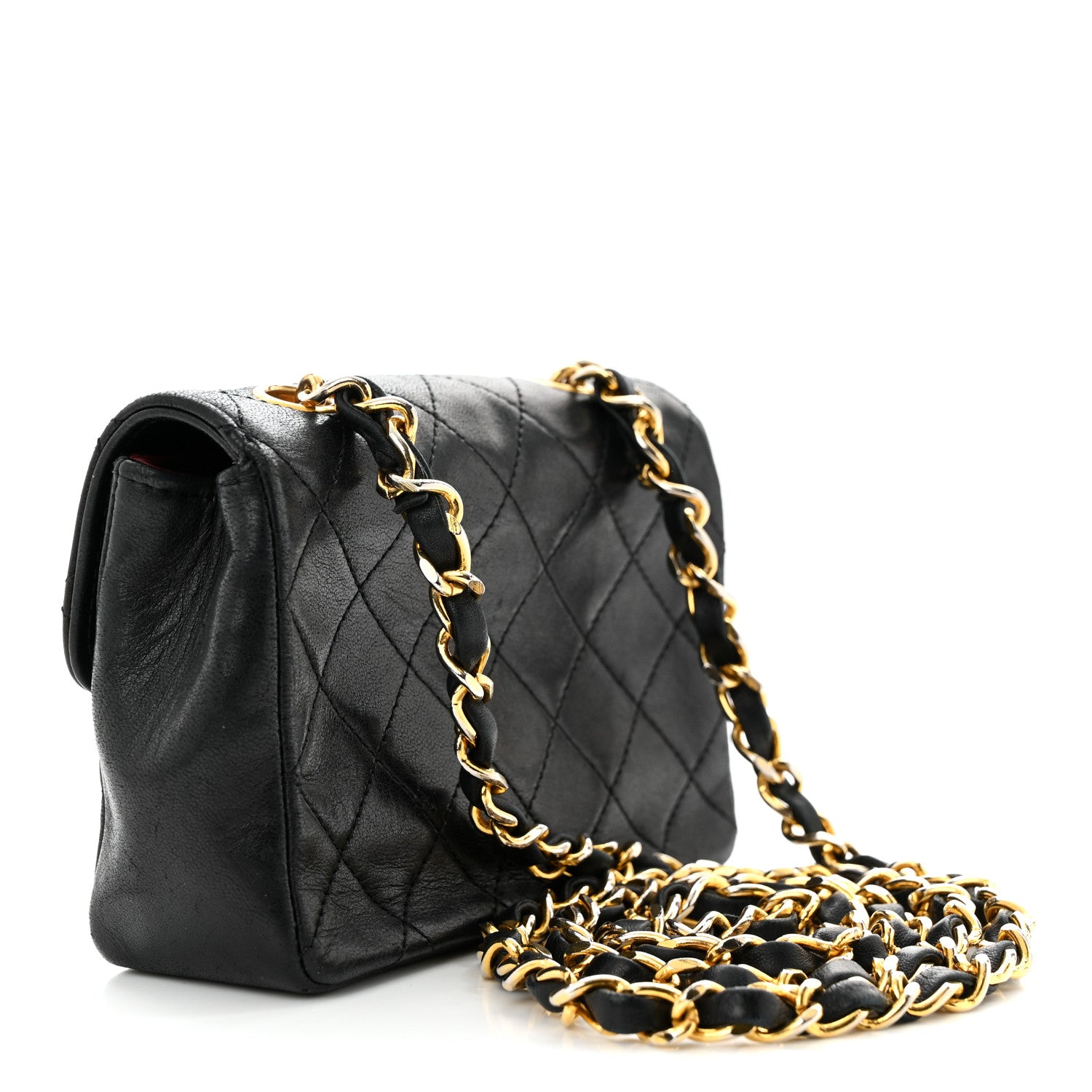 Chanel Lambskin Quilted Extra Mini Flap Black 3 of 11