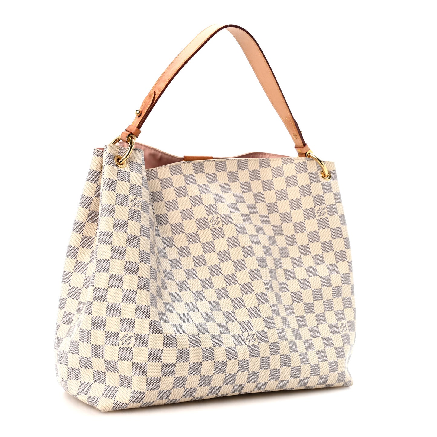 Damier Azur Graceful MM Rose Ballerine
