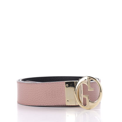 Gucci Calfskin 1973 Reversible Belt 90 36 Black Pink 4 of 7