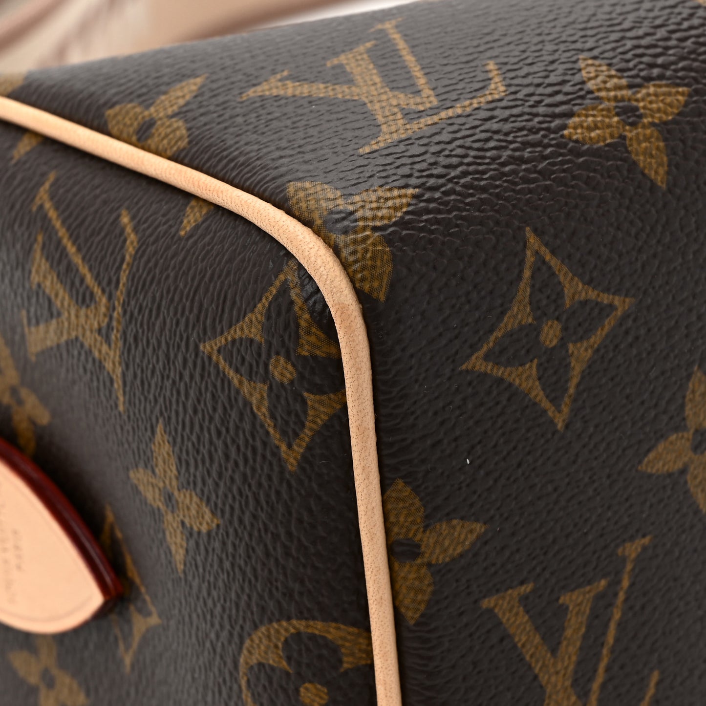 LOUIS VUITTON Monogram Speedy Bandouliere 20 Beige