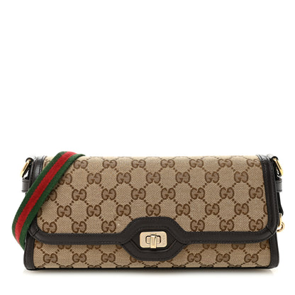 Gucci GG Monogram Small Luce Shoulder Bag Beige Ebony 1 of 10