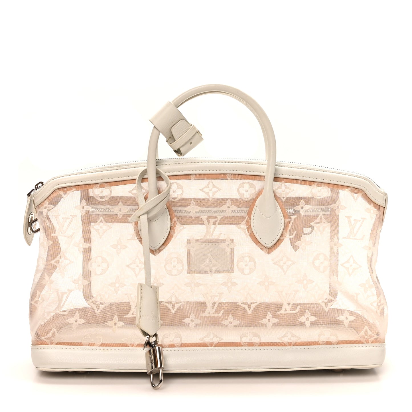 Monogram Transparence Lockit East-West White