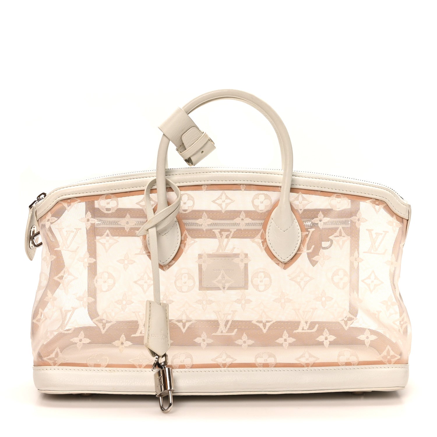 Louis Vuitton Monogram Transparence Lockit East-West White 1 of 10