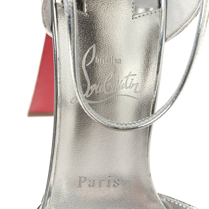 Christian Louboutin Specchio Sandaloo 130 Sandals 39.5 Silver 7 of 9