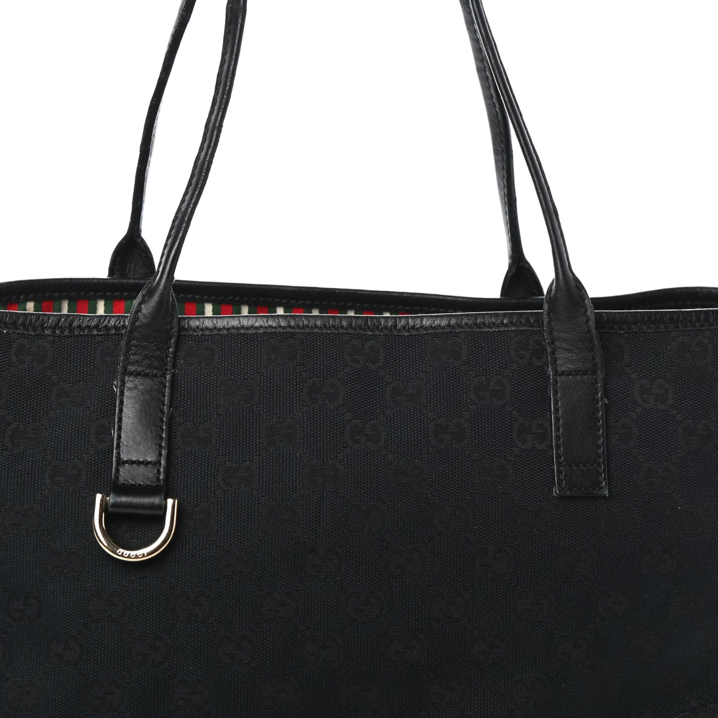 Monogram Medium New Britt Tote Black