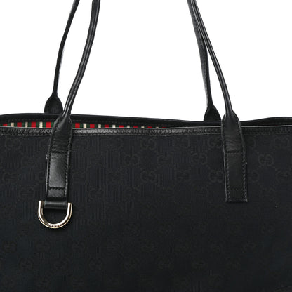 Gucci Monogram Medium New Britt Tote Black 7 of 15