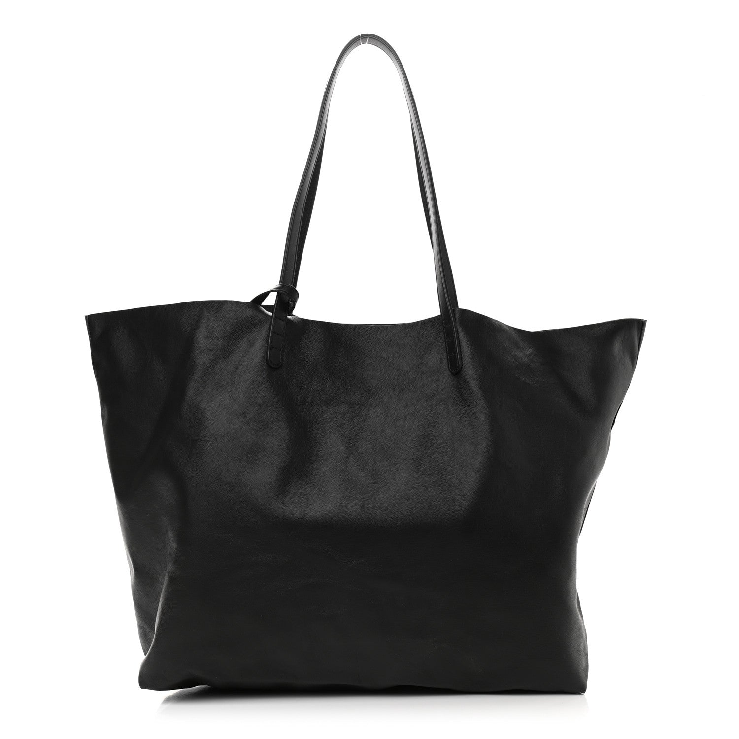 Mansur Gavriel Lambskin Oversized Tote Black 3 of 10