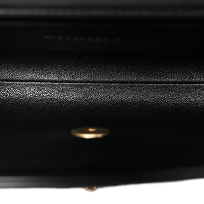 Chanel Calfskin Chevron Stitched Coco Waist Bag Black 5 of 10