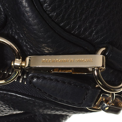 Alexander Wang Pebbled Lambskin Rockie Black Pale Gold Hardware 6 of 7