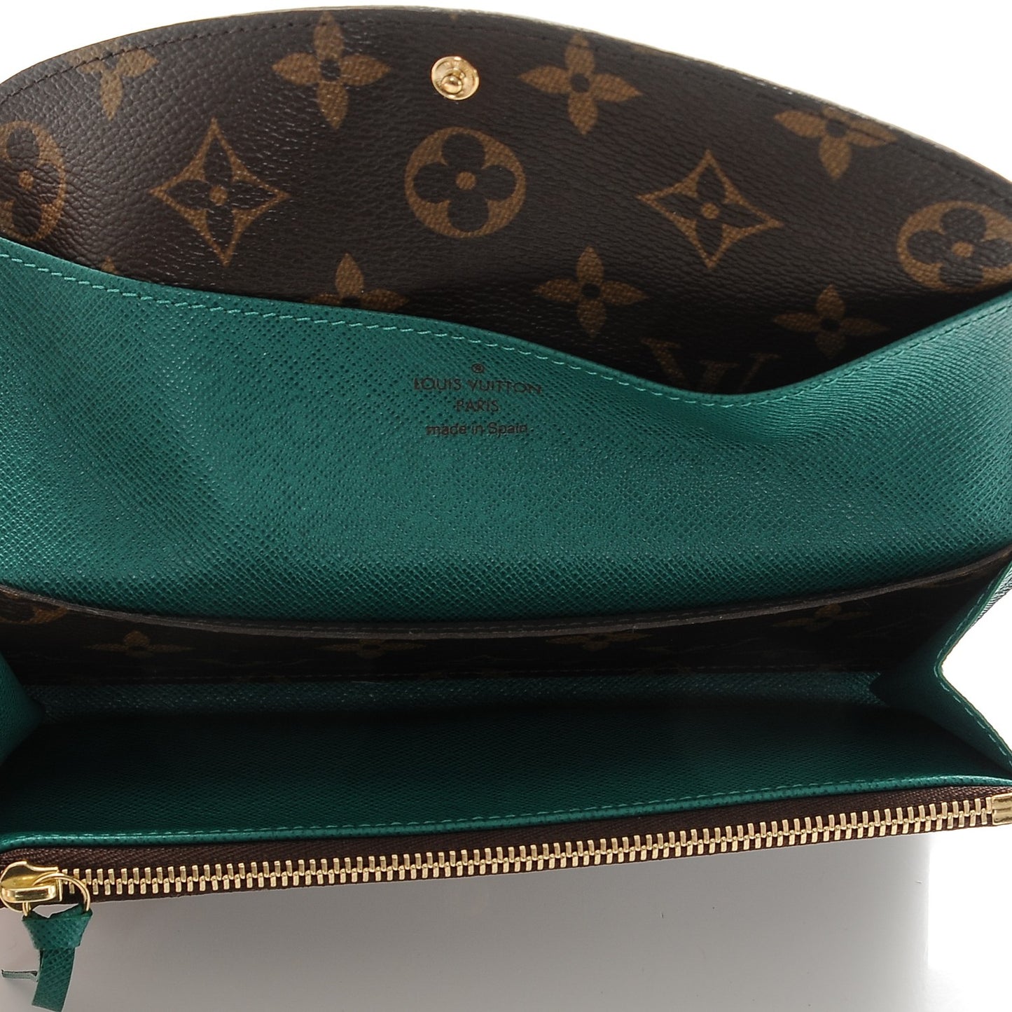 Monogram Emilie Wallet Vert