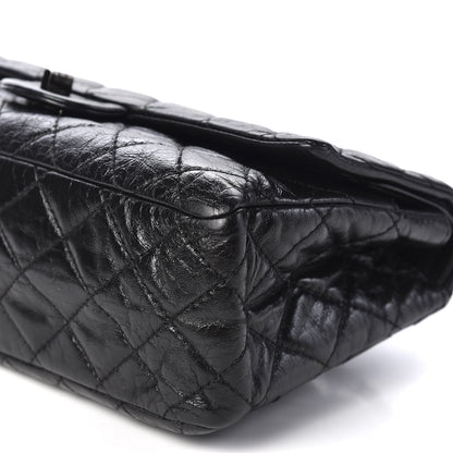 Chanel Aged Calfskin Quilted 2.55 Reissue 226 Flap So Black 6 of 9