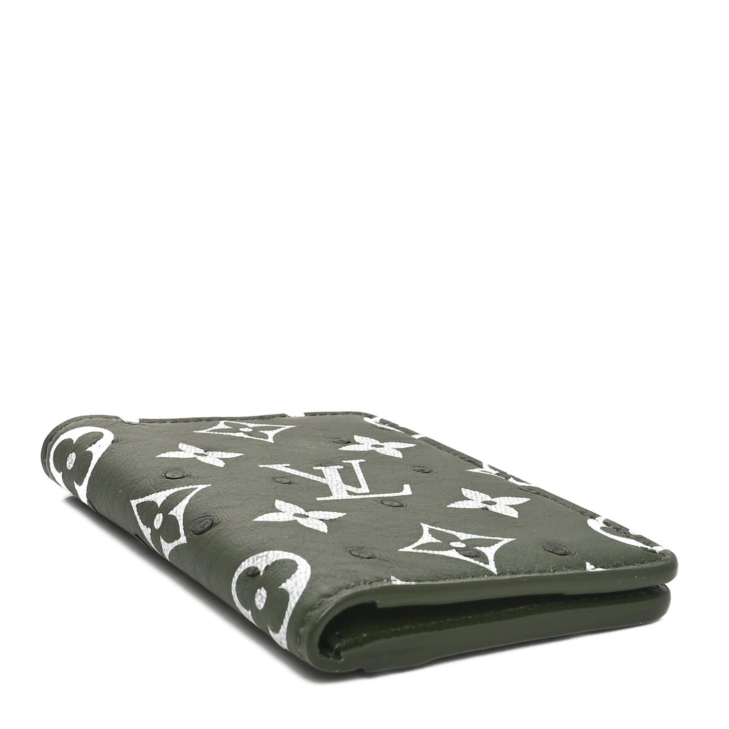 Louis Vuitton Ostrich Monogram Pocket Organizer Cactus 4 of 7