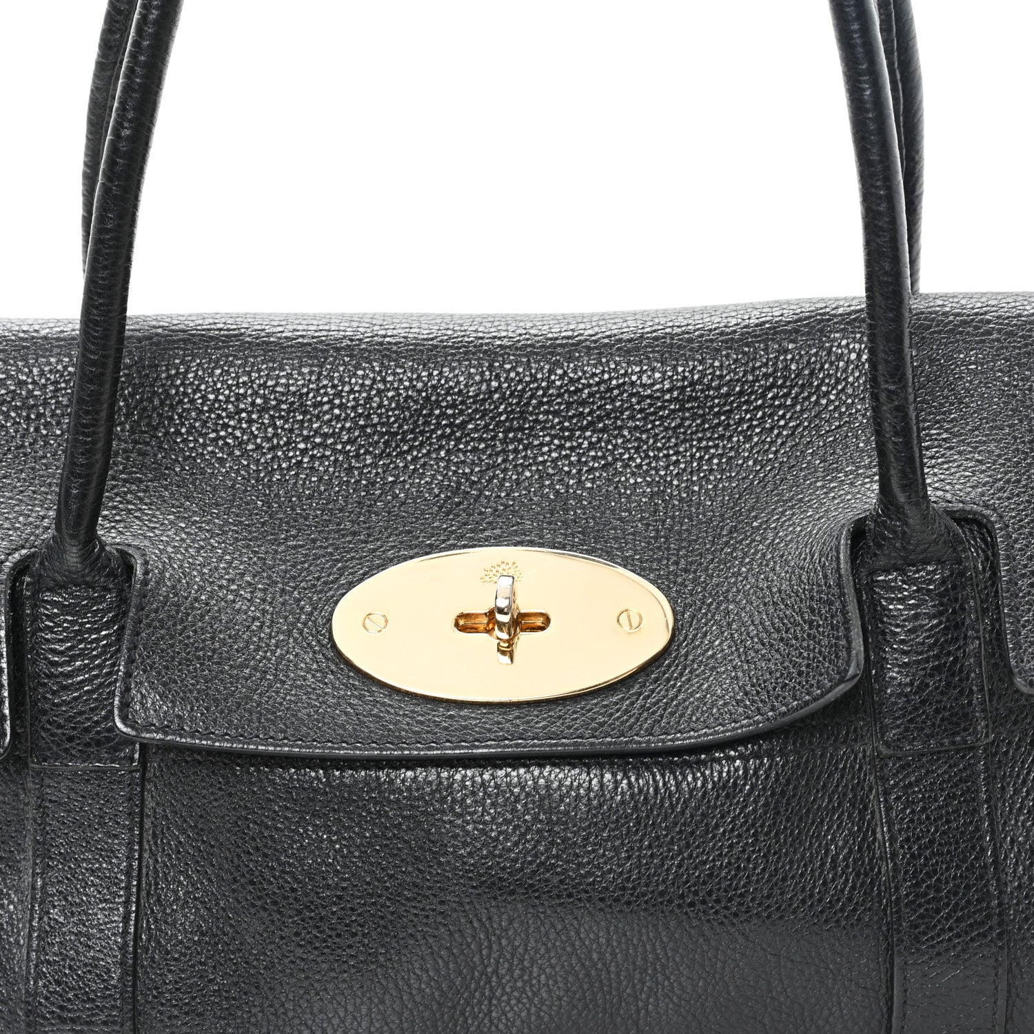 Mulberry Natural Leather Small Bayswater Black 7 of 11