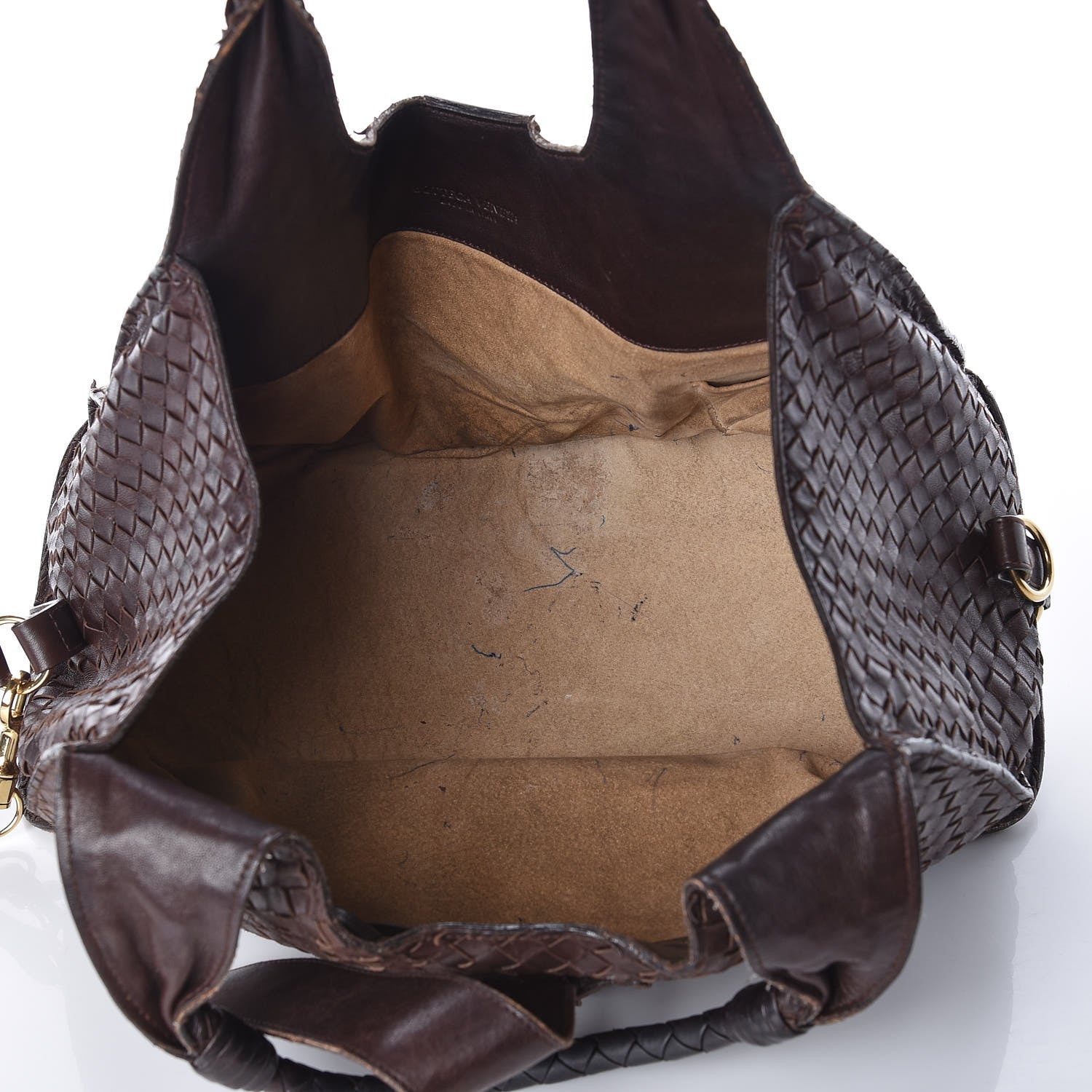 Bottega Veneta Nappa Intrecciato Shoulder Bag Brown 7 of 18