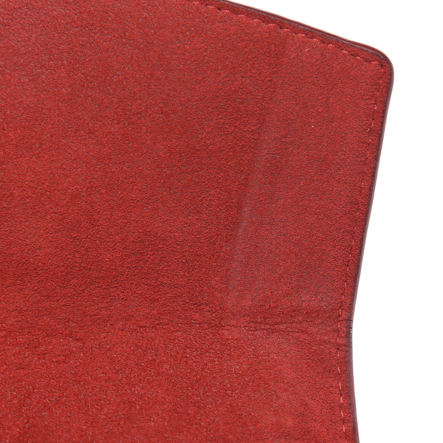 Damier Ebene Caissa Clutch Cherry