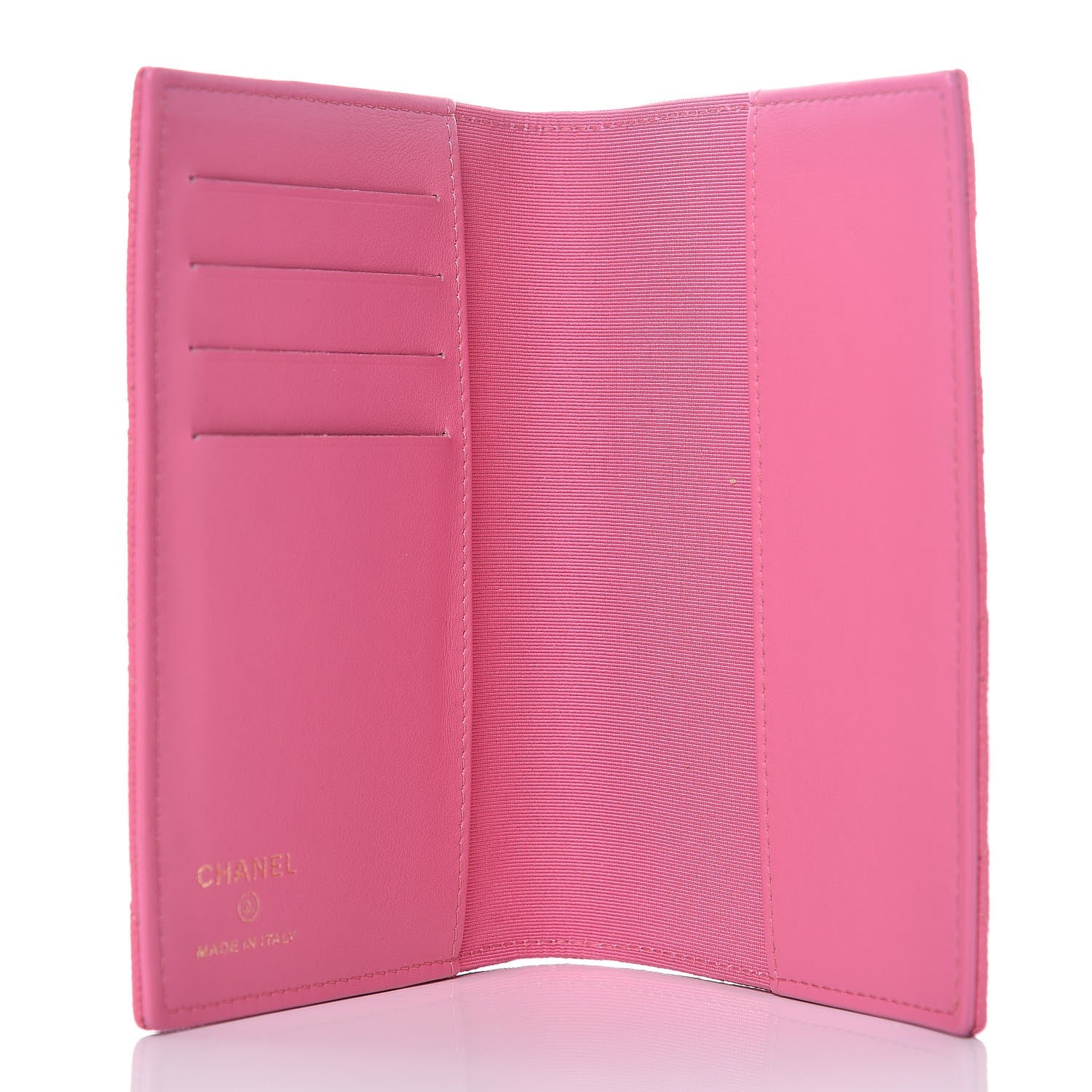 Chanel Caviar Quilted Passport Holder Pink 5 of 8
