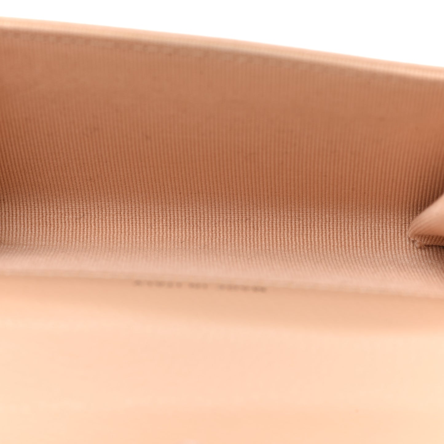 Caviar Quilted Flap Card Holder Wallet Beige