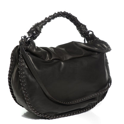 Bottega Veneta Waxed Calfskin Hobo Espresso 3 of 8