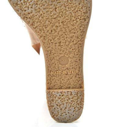 Chanel Cork Chain CC Wedge Sandals 36.5 Beige Clair 7 of 11