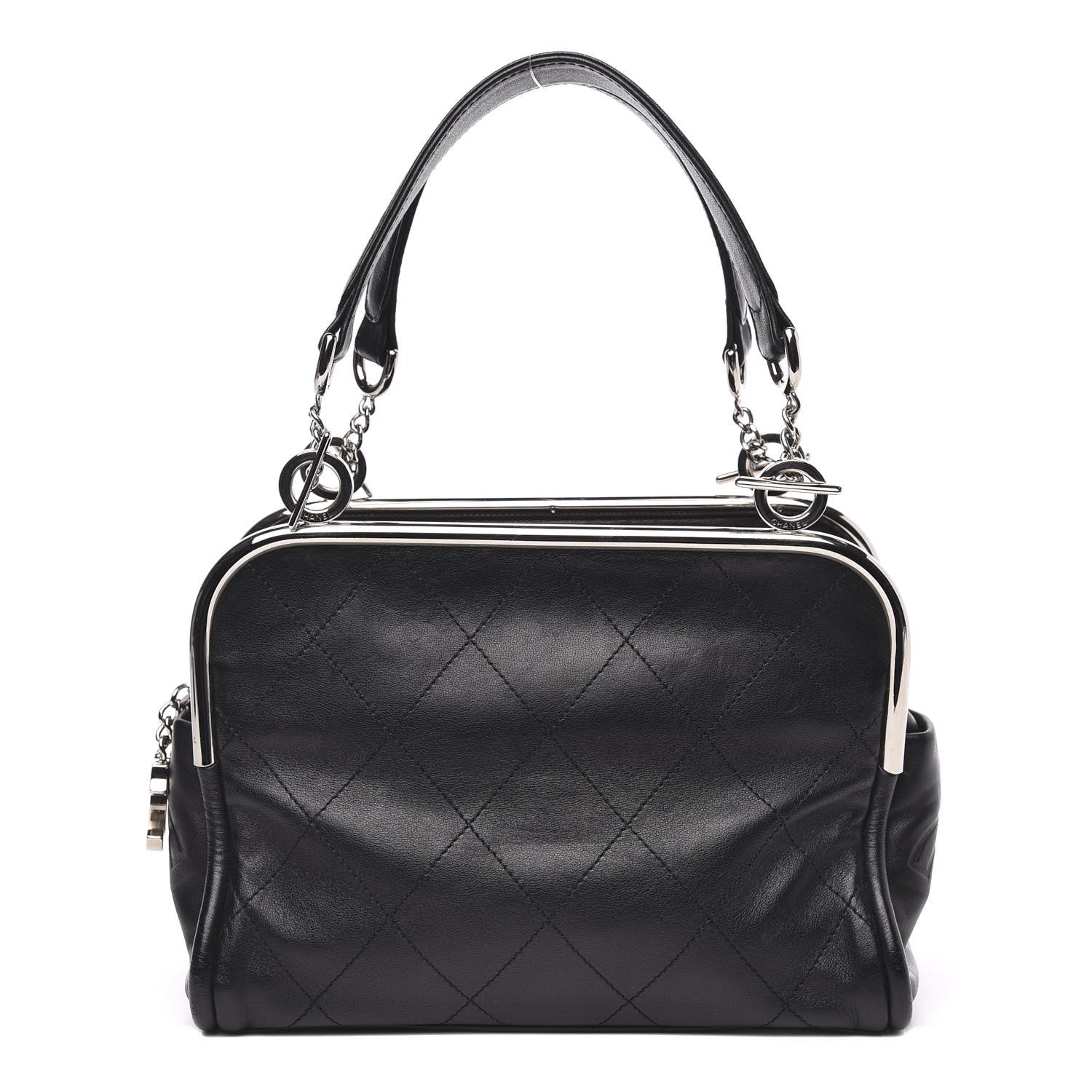 Chanel Lambskin Ultimate Soft Frame Bag Black 1 of 12
