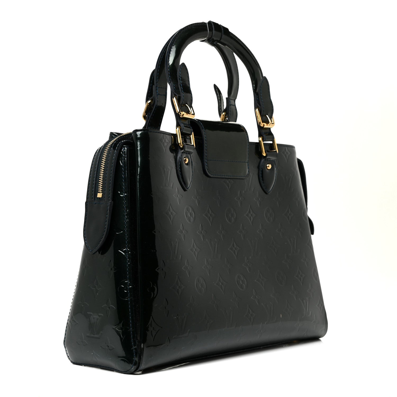 Louis Vuitton Vernis Melrose Avenue Blue Nuit 3 of 23