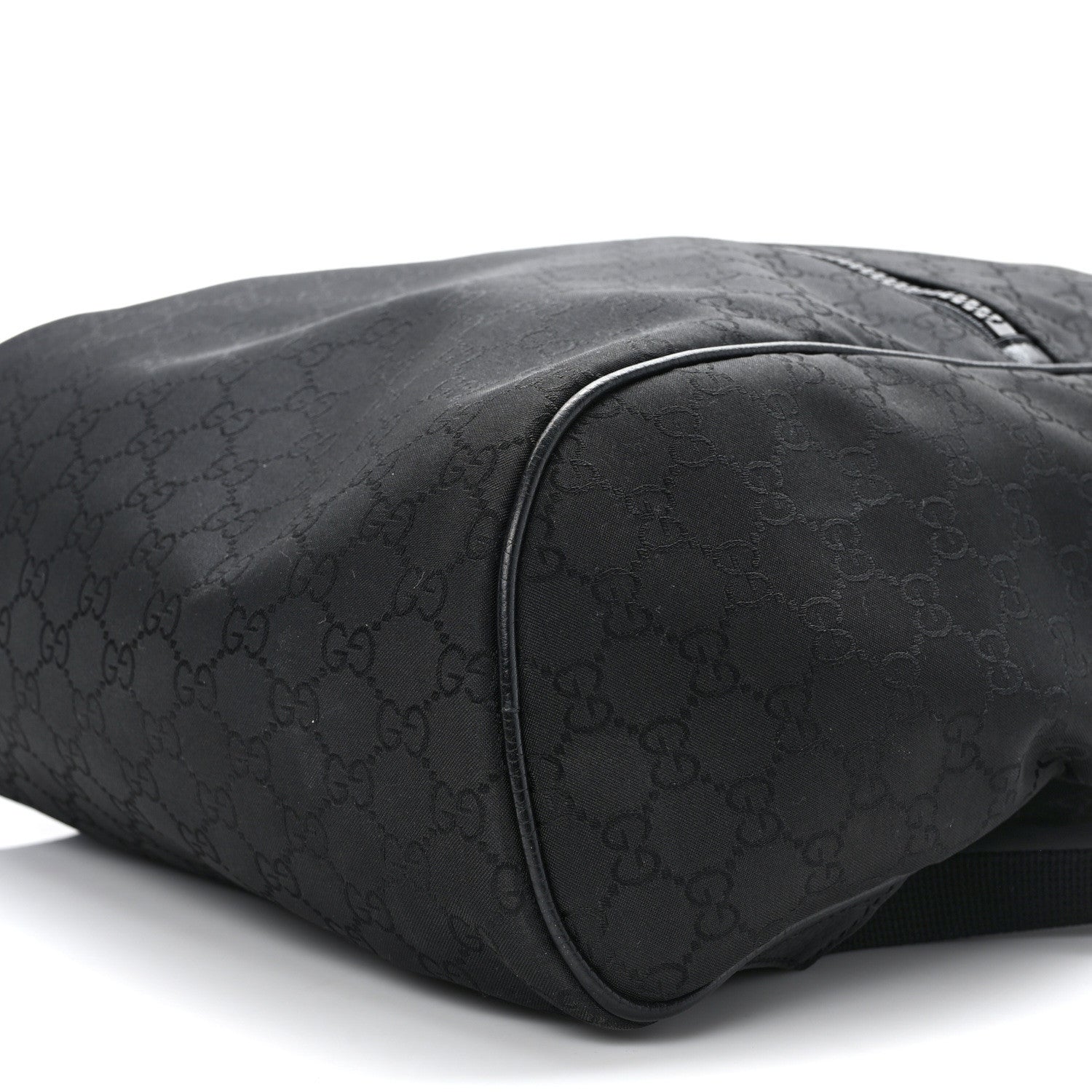 Gucci Nylon Monogram Slim Backpack Black 10 of 13