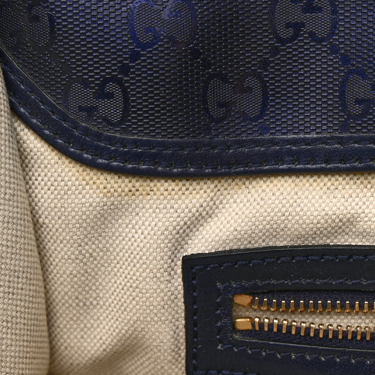 Gucci Imprime Monogram Joy Medium Shoulder Bag Navy 11 of 20