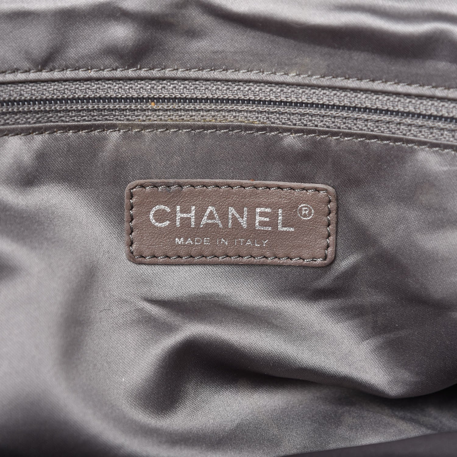 Chanel Tweed Lambskin Drawstring Tweedy Tote Black 8 of 10