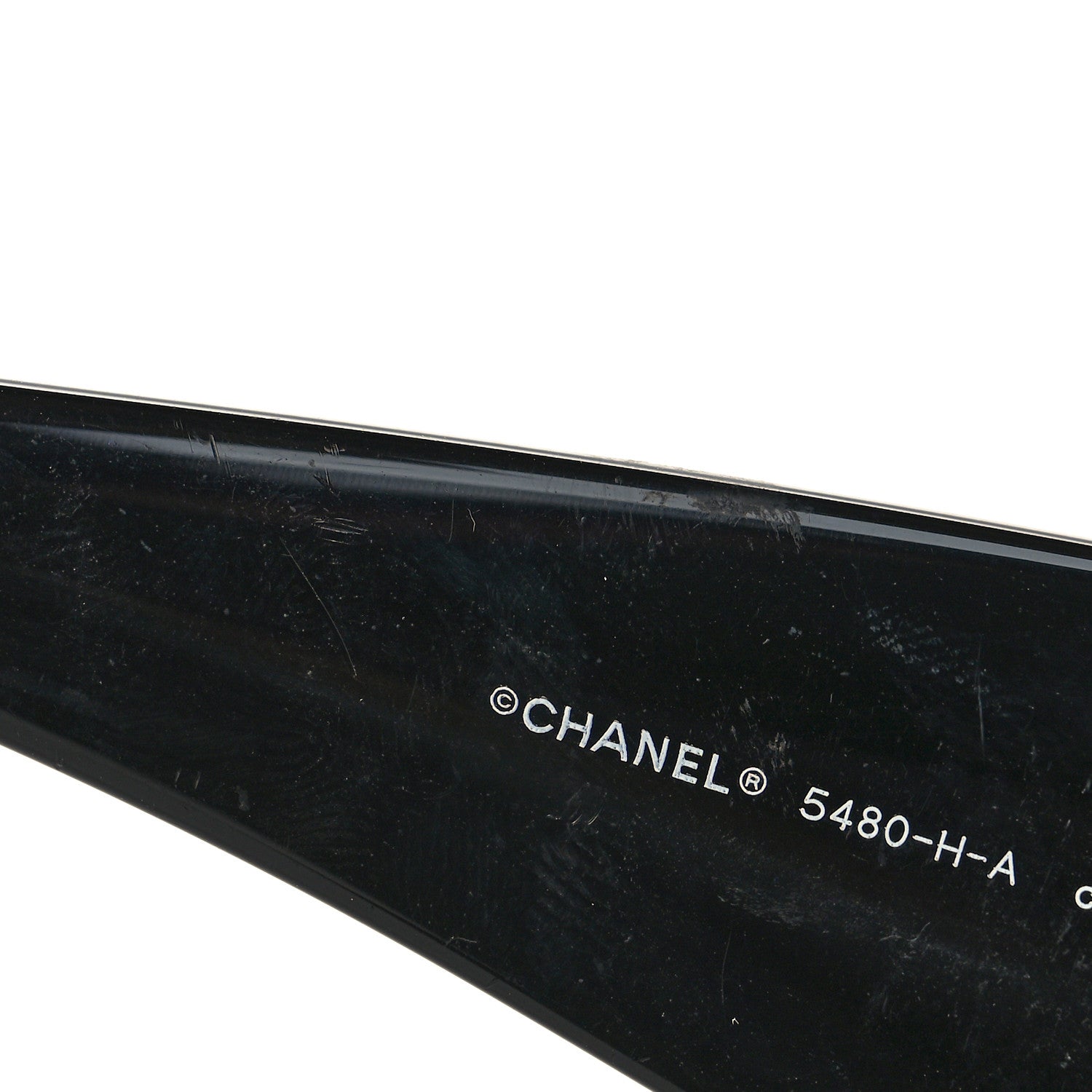 Chanel Acetate Pearl Rectangle Sunglasses 5480-H-A Black 8 of 9