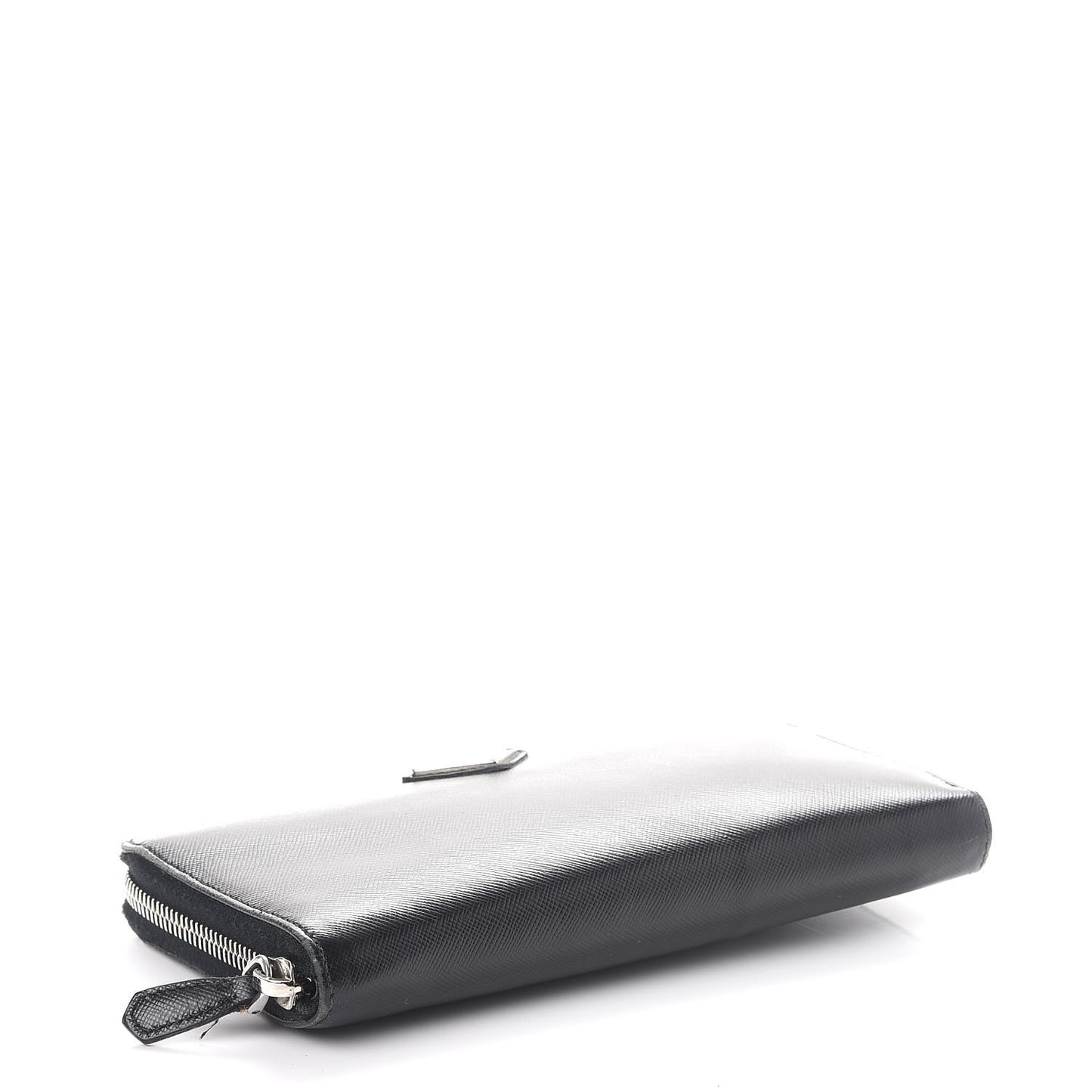 Saffiano Zip Around Wallet Nero Black