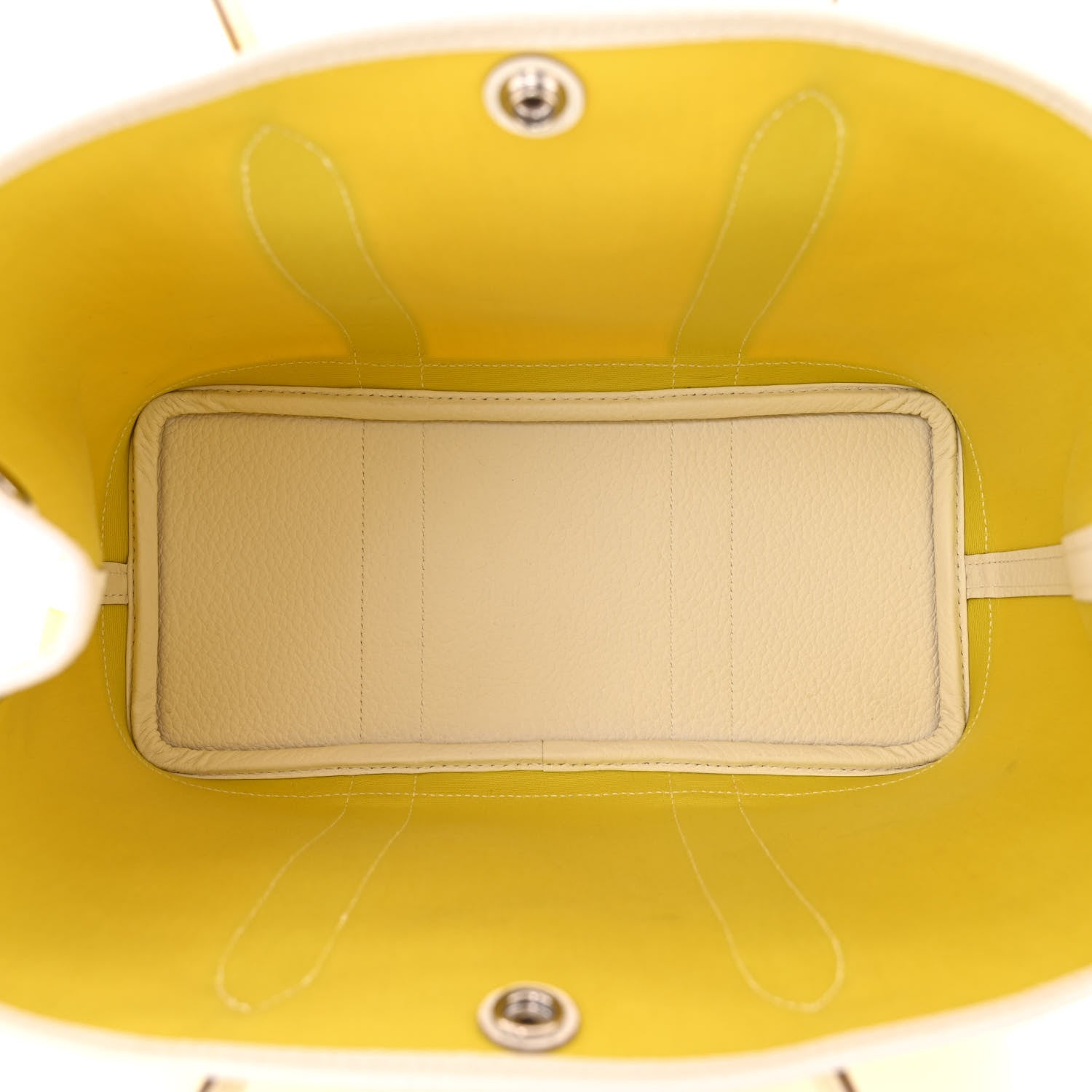 Hermes Toile Officier Vache Country Garden Party 30 TPM Lime White 5 of 11