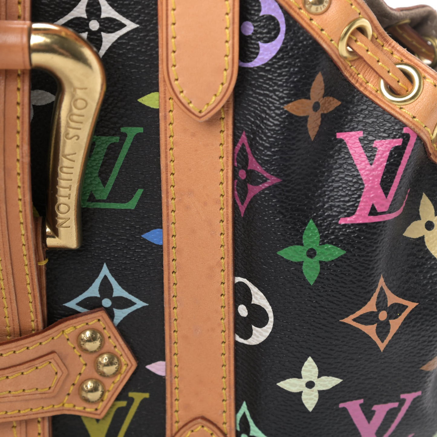 Monogram Multicolor Theda GM Black