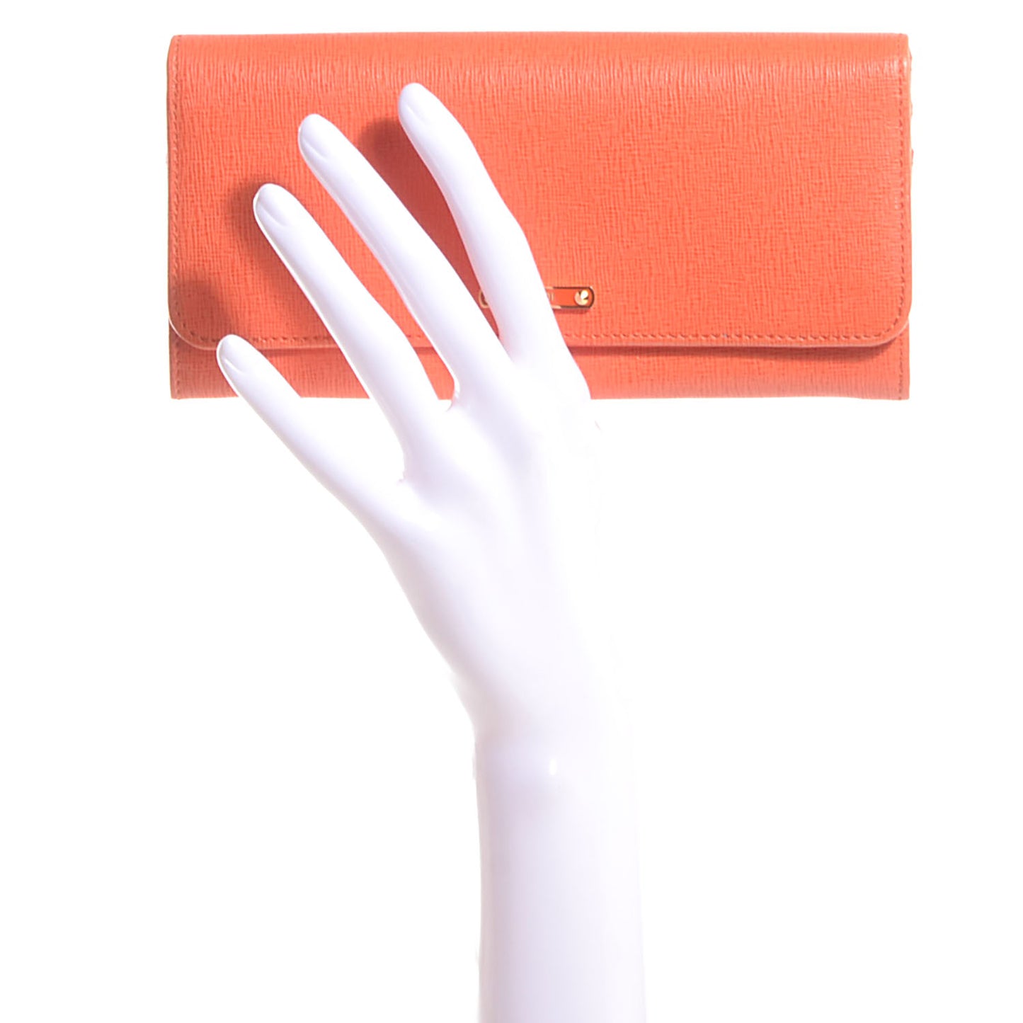 Vitello Elite Continental Wallet Arancio