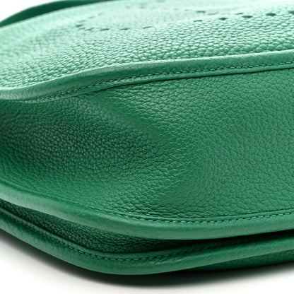 Hermes Taurillon Clemence Evelyne III PM Vert Vertigo 9 of 12