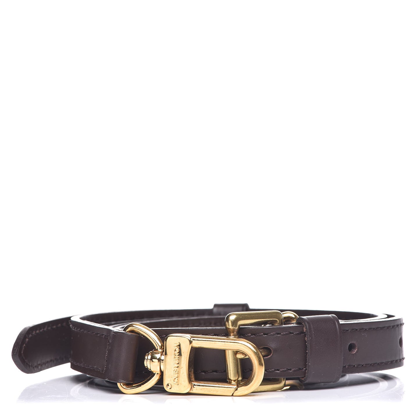 Calfskin 12mm Adjustable Shoulder Strap Brown