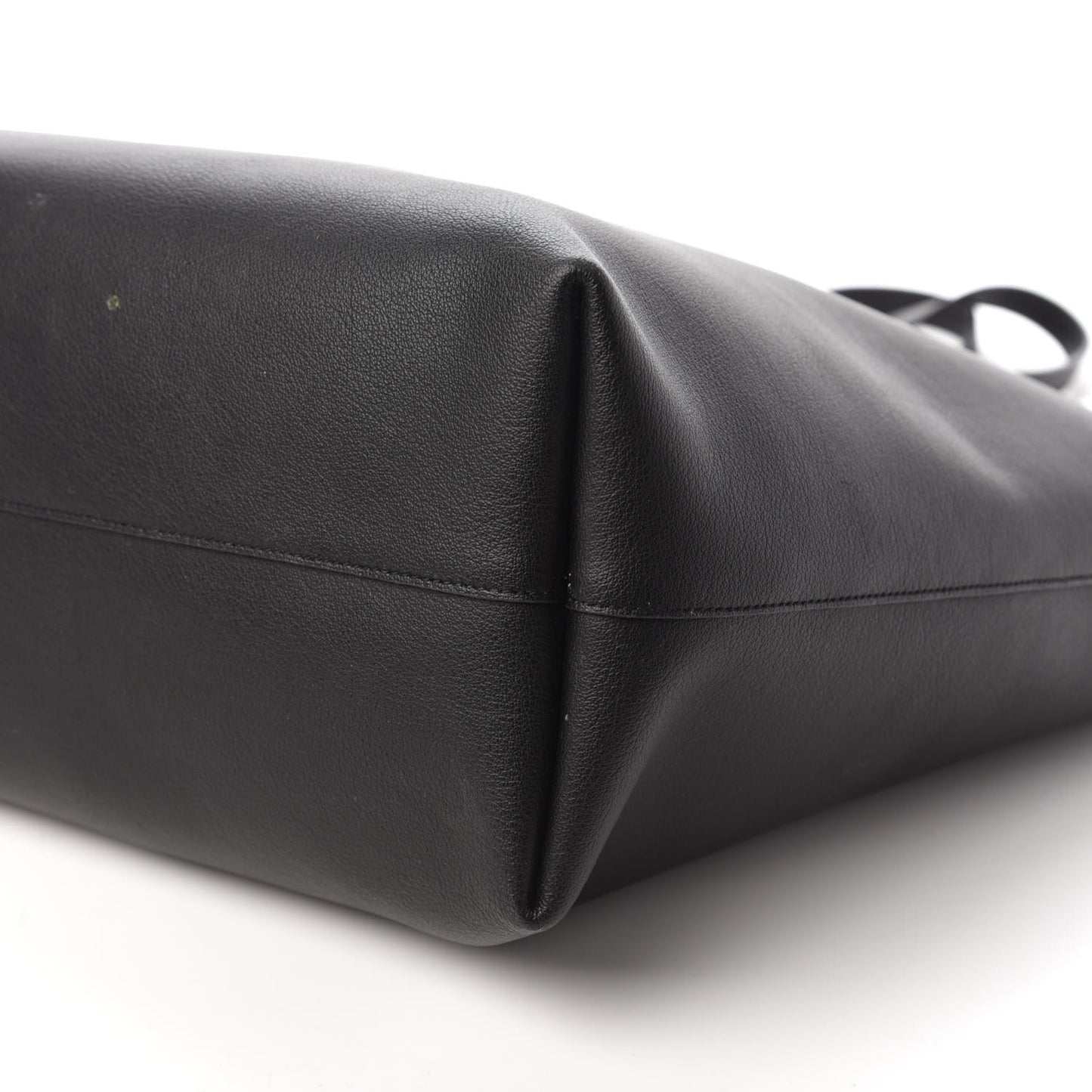 Calfskin Large Shopping Tote Black