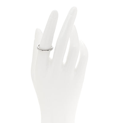 Tiffany Platinum 3mm Together Milgrain Wedding Band Ring 55 7.25 2 of 4