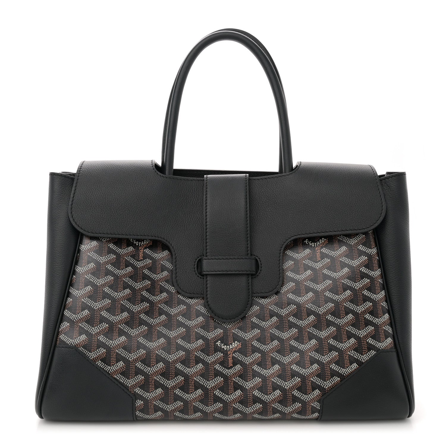 Goyard Goyardine Saigon Tote Black 1 of 12